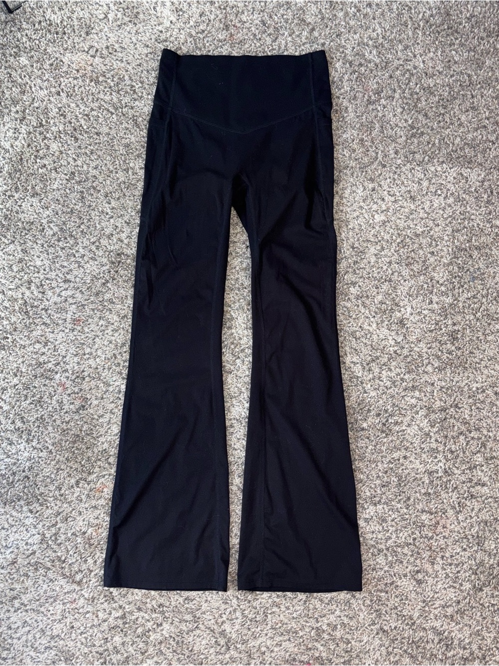 HALARA Black High-Waist Flare Leggings - Picture 2 of 10
